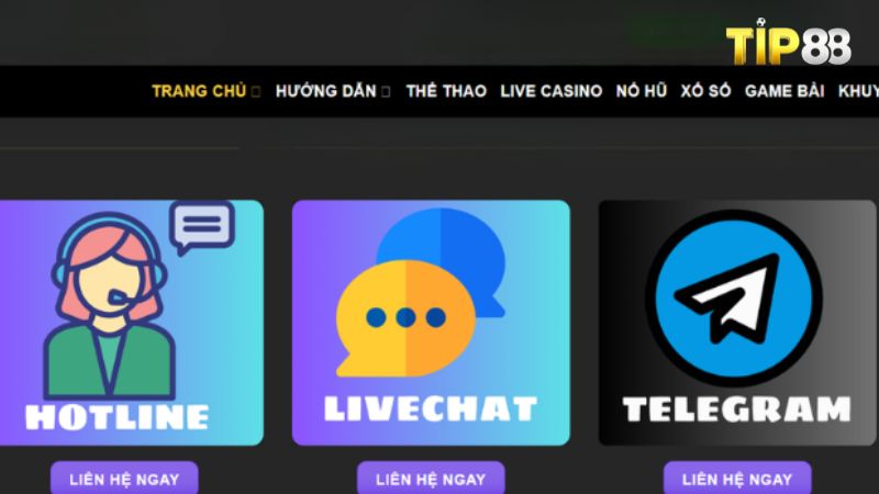 Nhà cái có đa kênh liên lạc giải quyết vấn đề, để người chơi luôn được hỗ trợ kịp thời
